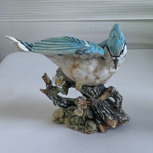 Homco Bluejay bird on Branch Figurine